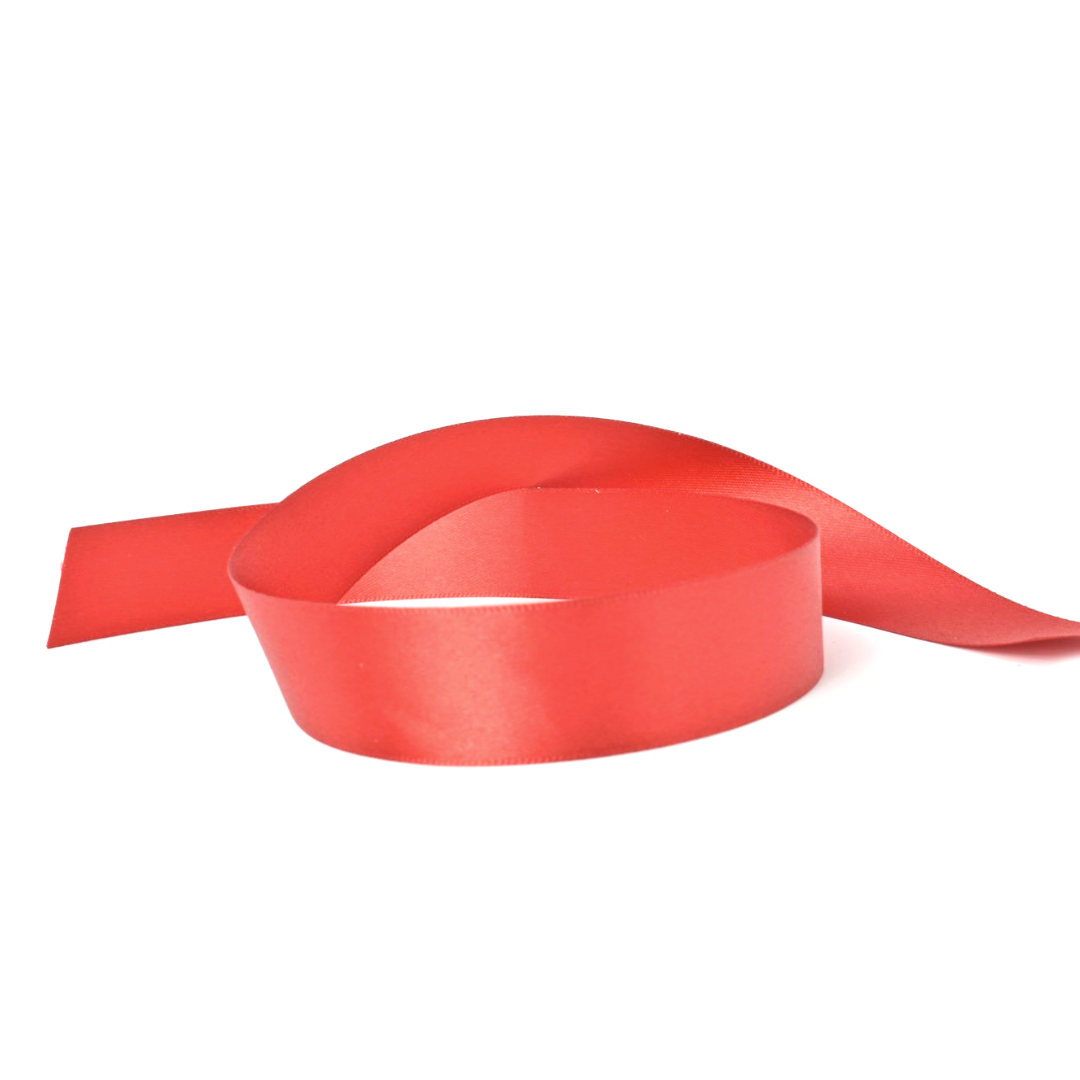 RIBBON SATIN RED 25X50 (4050/01) X1